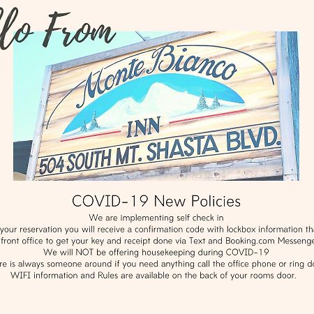 Monte Bianco Inn Mount Shasta Esterno foto